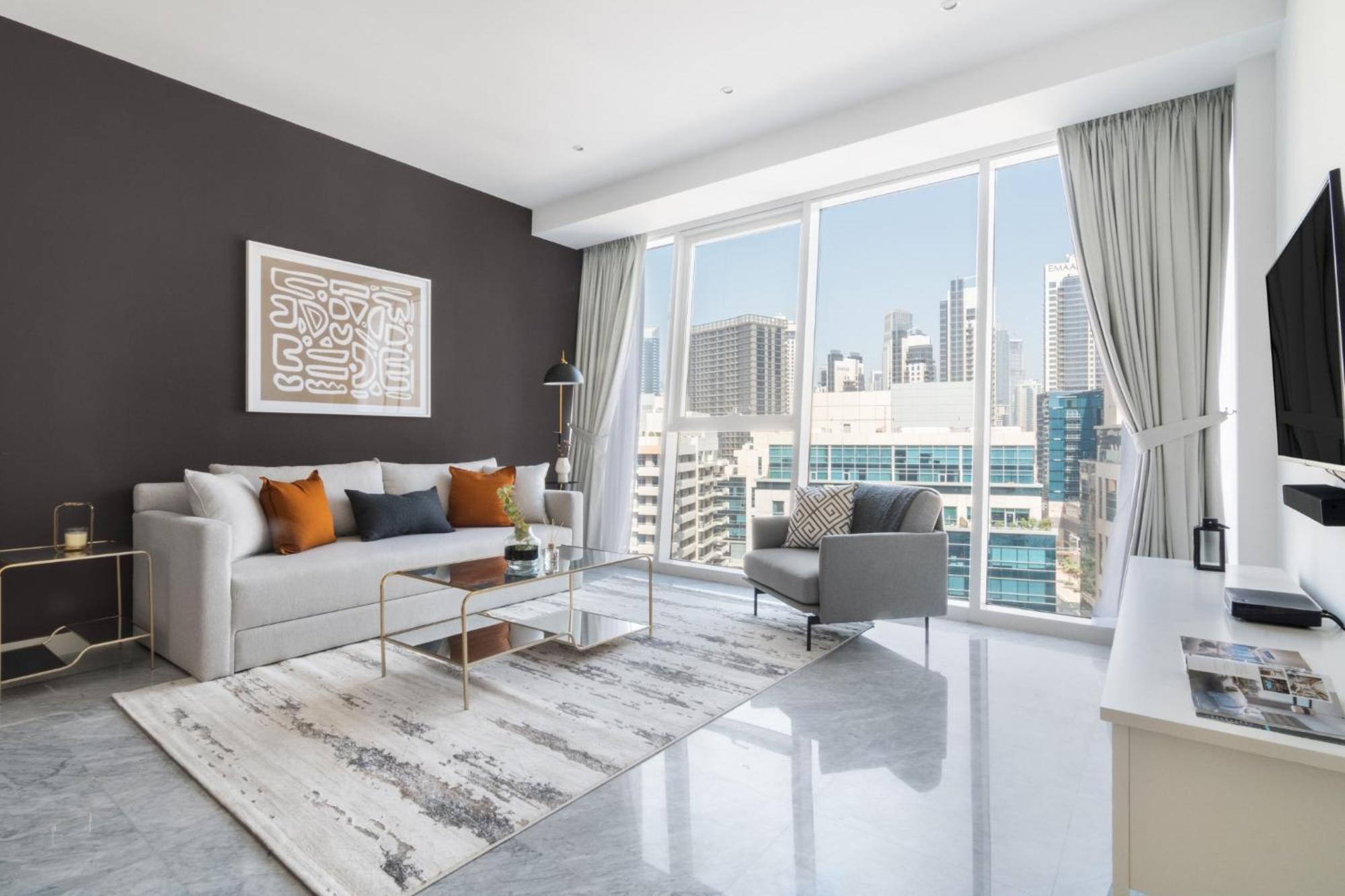 Appartamento Silkhaus Modern 1 Bdr At High Floor Dubai Esterno foto